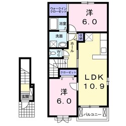 レイクともⅠの物件間取画像